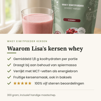Waarom Lisa's kersen whey: voordelen op een rij
