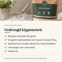 Voordelen kippeneiwitpoeder Lisa Kookt