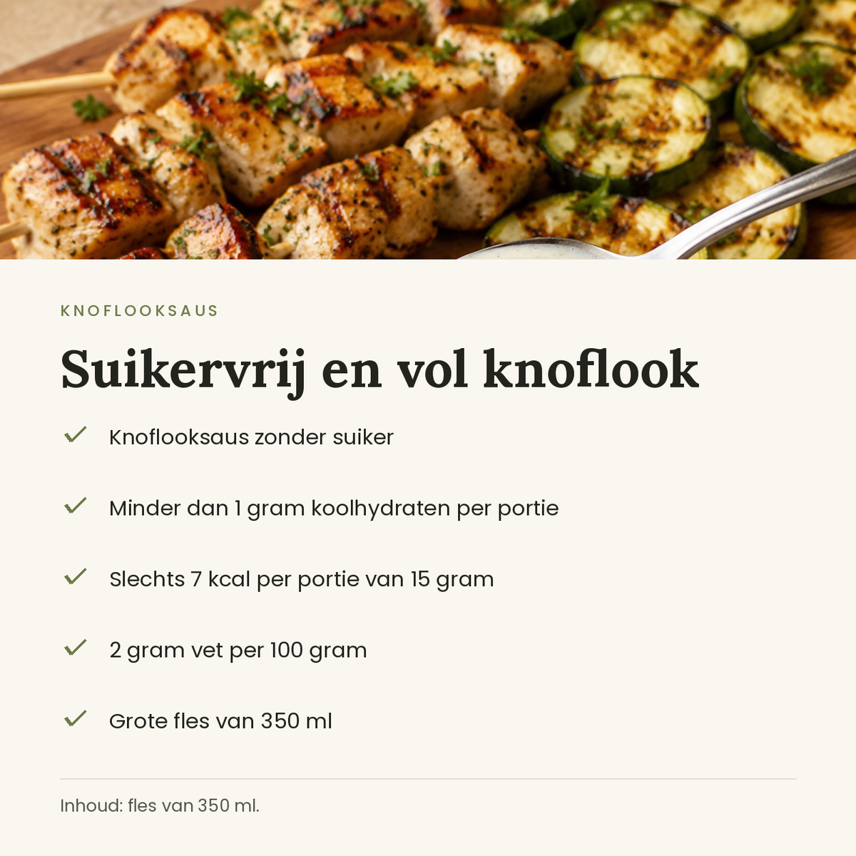 Knoflooksaus voordelen