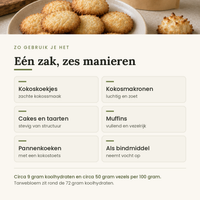Toepassingen kokosmeel