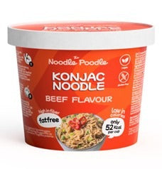 Konjac Noodles Beef meeneembakje 150 gram