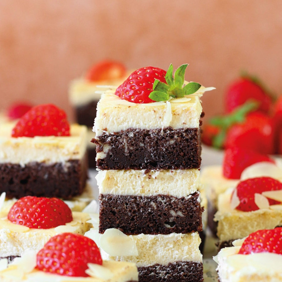 Brownie cheesecake