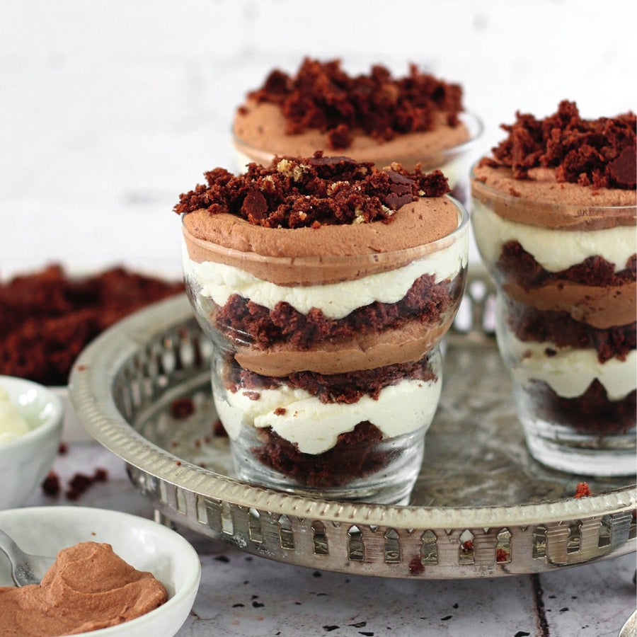 Brownie trifle