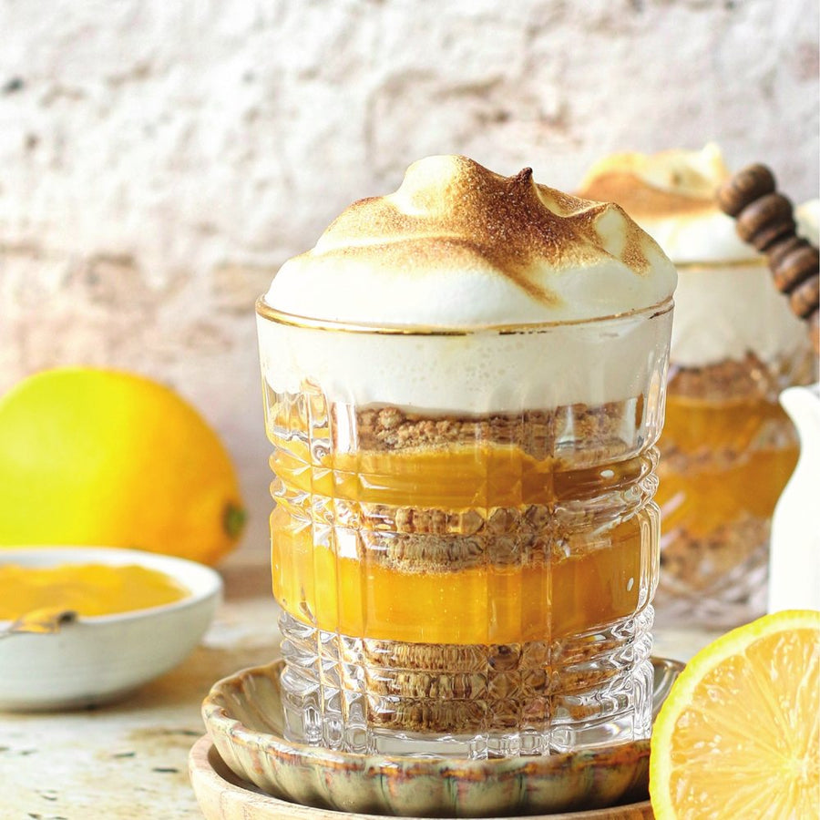 Citroen meringue dessert