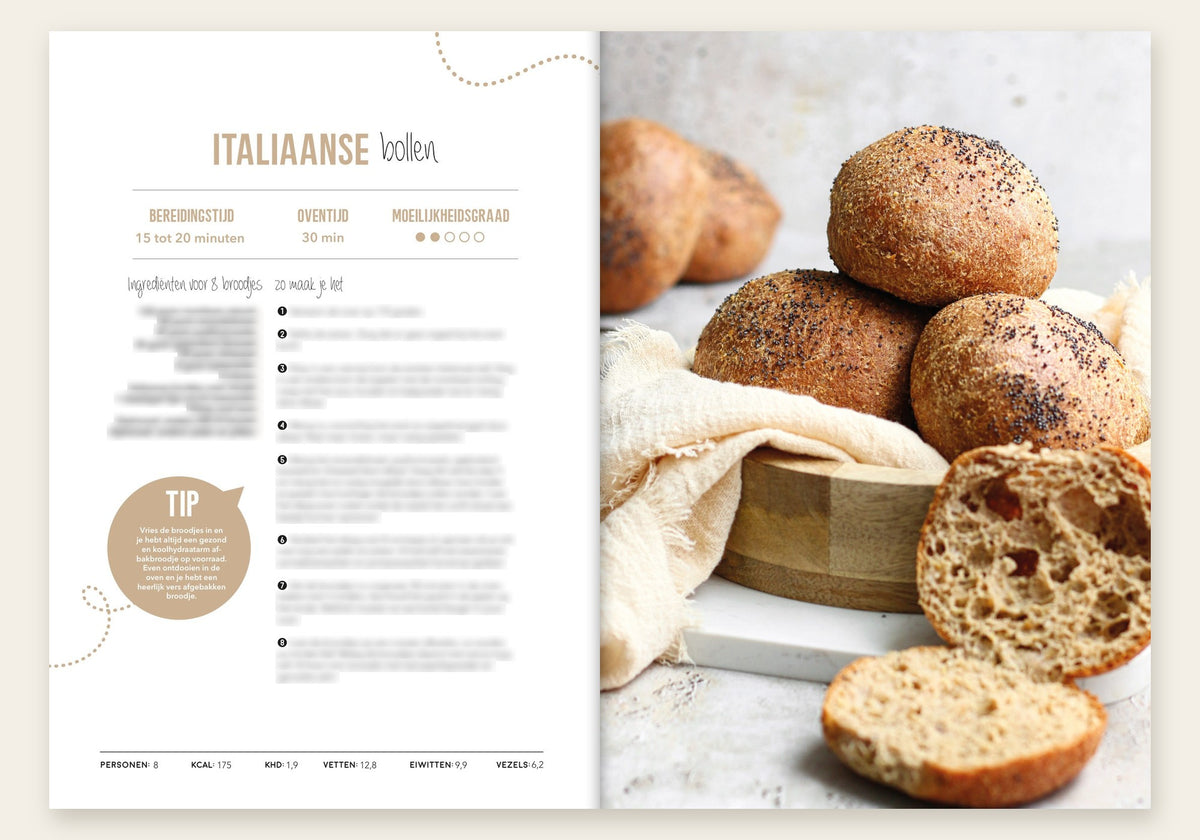 Lisa Bakt Koolhydraatarm inkijk: italiaanse bollen