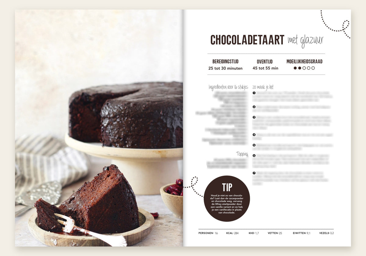 Lisa Bakt Koolhydraatarm inkijk: chocoladetaart