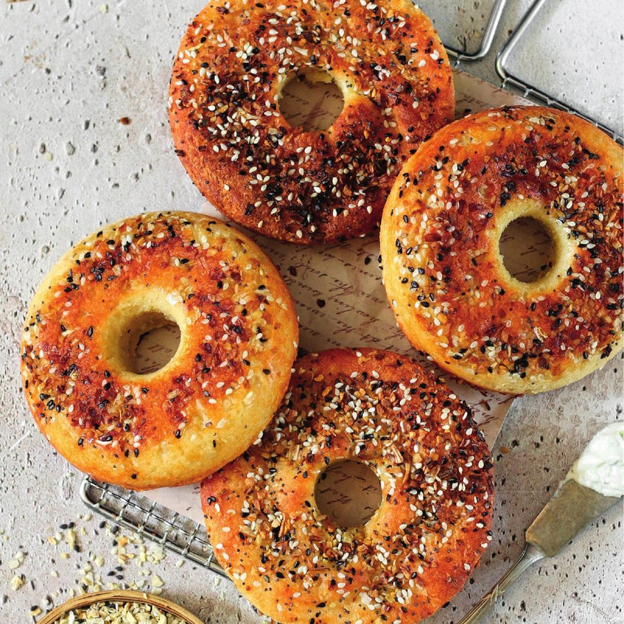 Koolhydraatarme bagels