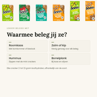 Leev crackers proefpakket: waarmee beleg je ze