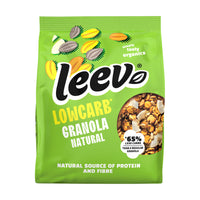 Zak Leev Lowcarb Granola Natural van 275 gram, 65% minder koolhydraten dan gewone granola