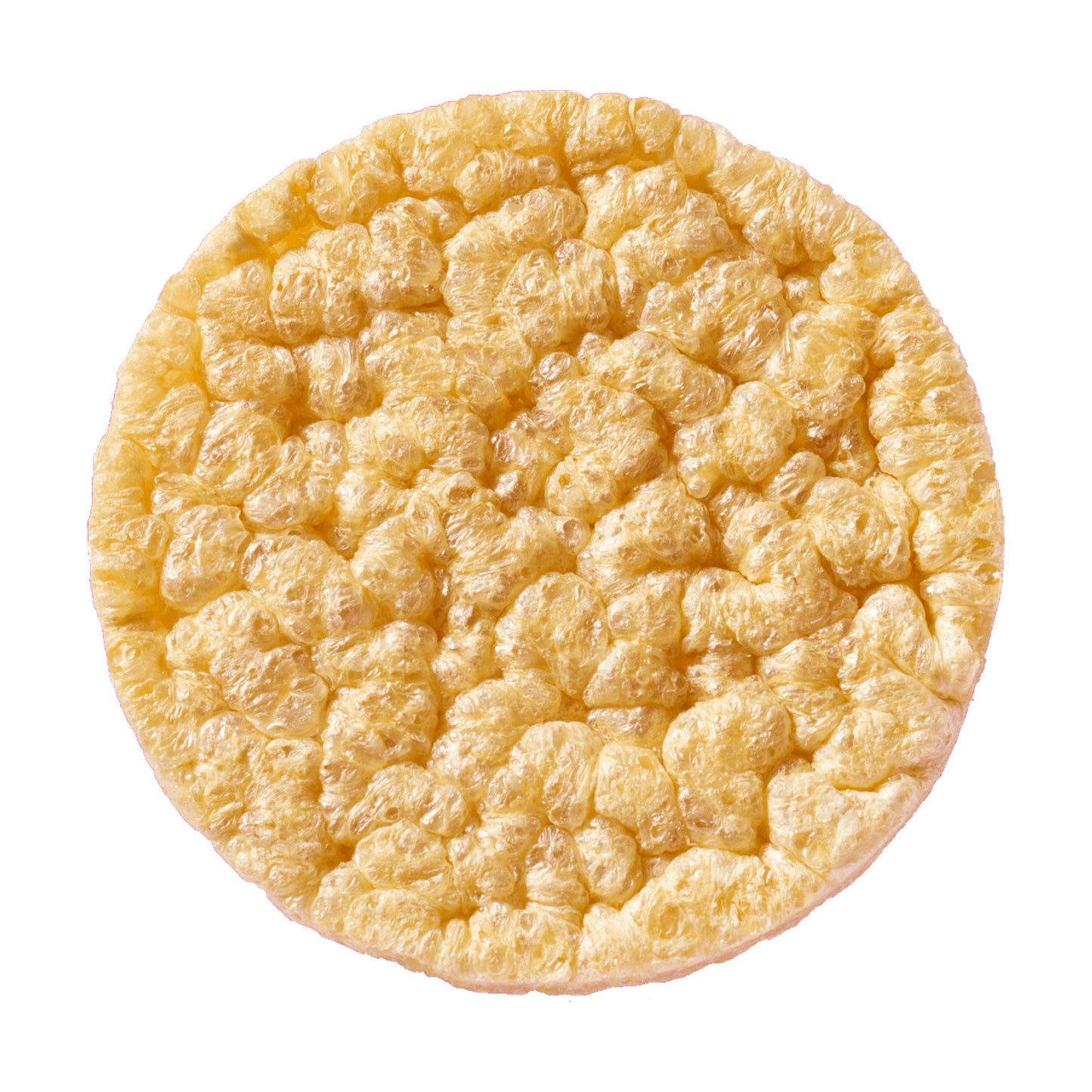 Losse ronde linzenwafel naturel van Leev van bovenaf gefotografeerd