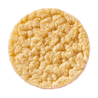 Losse ronde linzenwafel naturel van Leev van bovenaf gefotografeerd