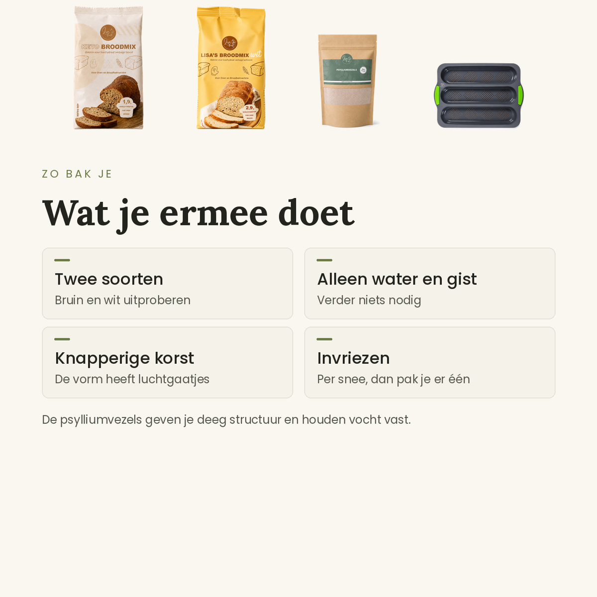 Broodpakket Compleet: zo bak je