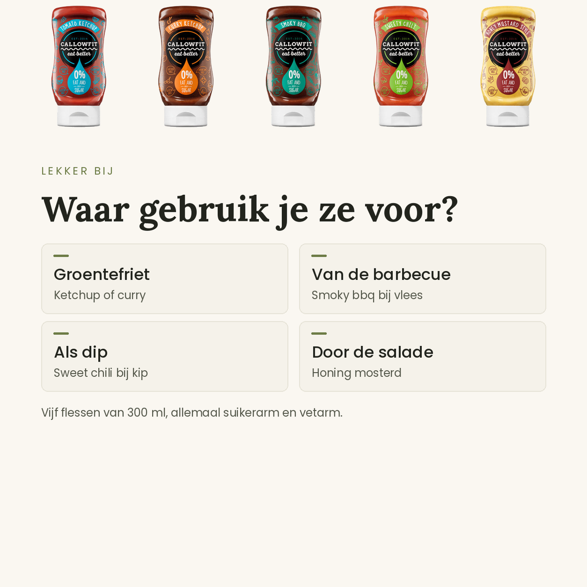 Hartige sauzen voordeelpakket: waar gebruik je ze voor
