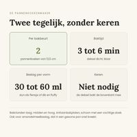 De pannenkoekenmaker: twee tegelijk, zonder keren