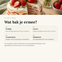 Uit het e-book: wat bak je ermee