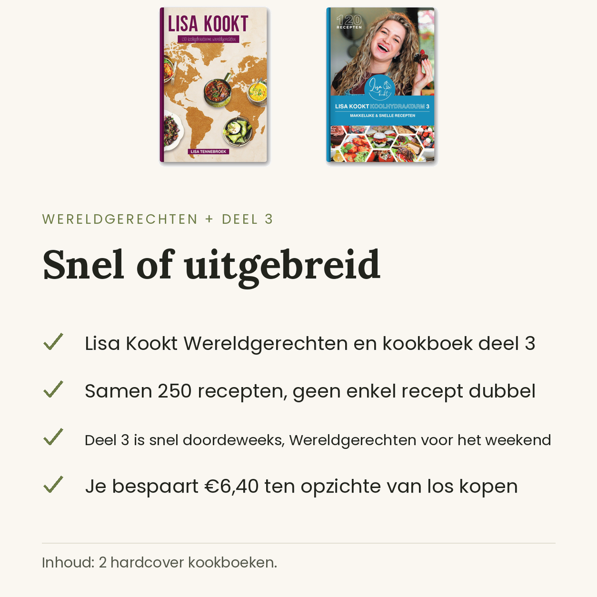 Wereldgerechten plus Lisa Kookt deel 3: snel of uitgebreid