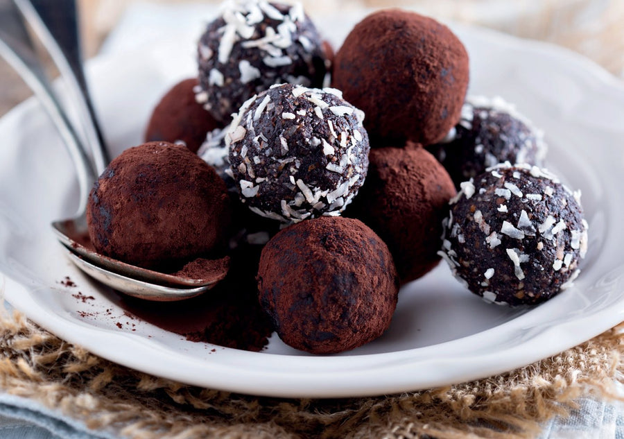 Rauwe chocoladetruffels