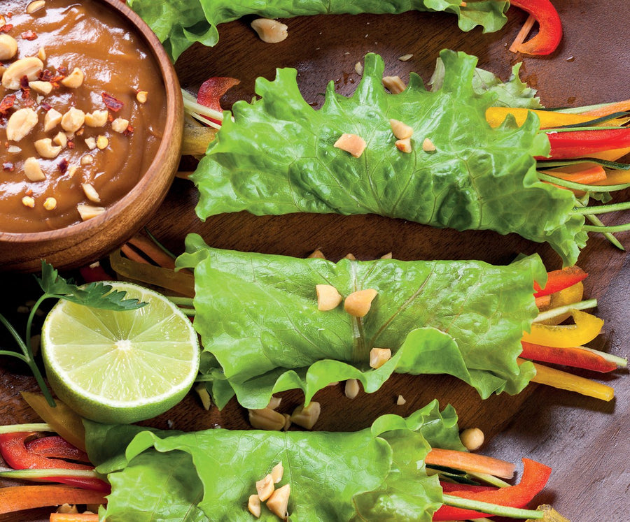Sla-wraps met kipfilet