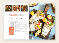 Inkijkpagina's Lisa Kookt Koolhydraatarm: vegetarische wrap pizza