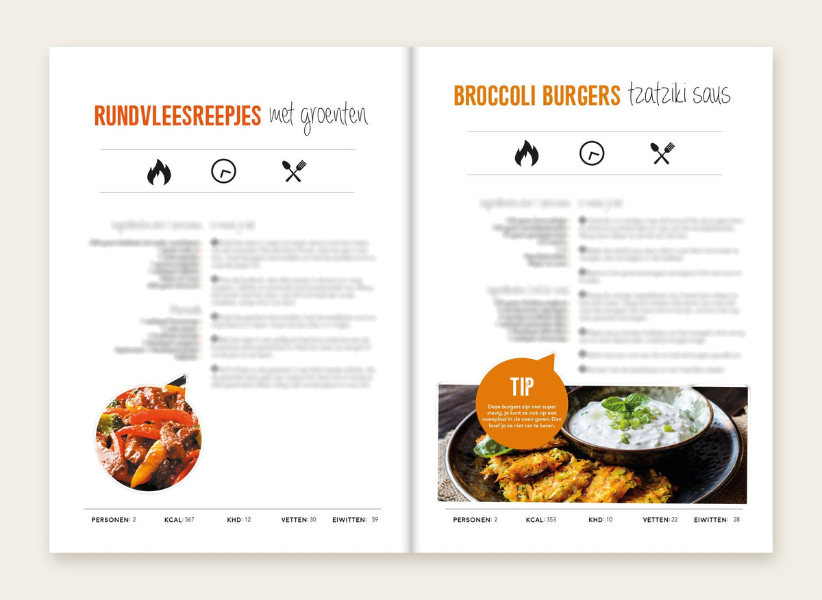 Inkijkpagina's Lisa Kookt Koolhydraatarm: rundvleesreepjes en broccoli burgers