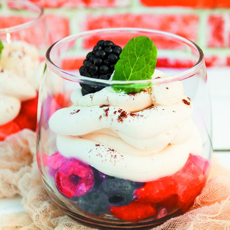 Aardbei mascarpone ontbijt