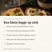 Leev crackers rozemarijn voordelen