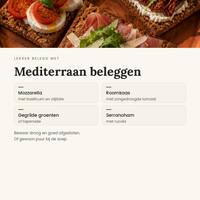 Leev crackers tomaat en oregano beleggen