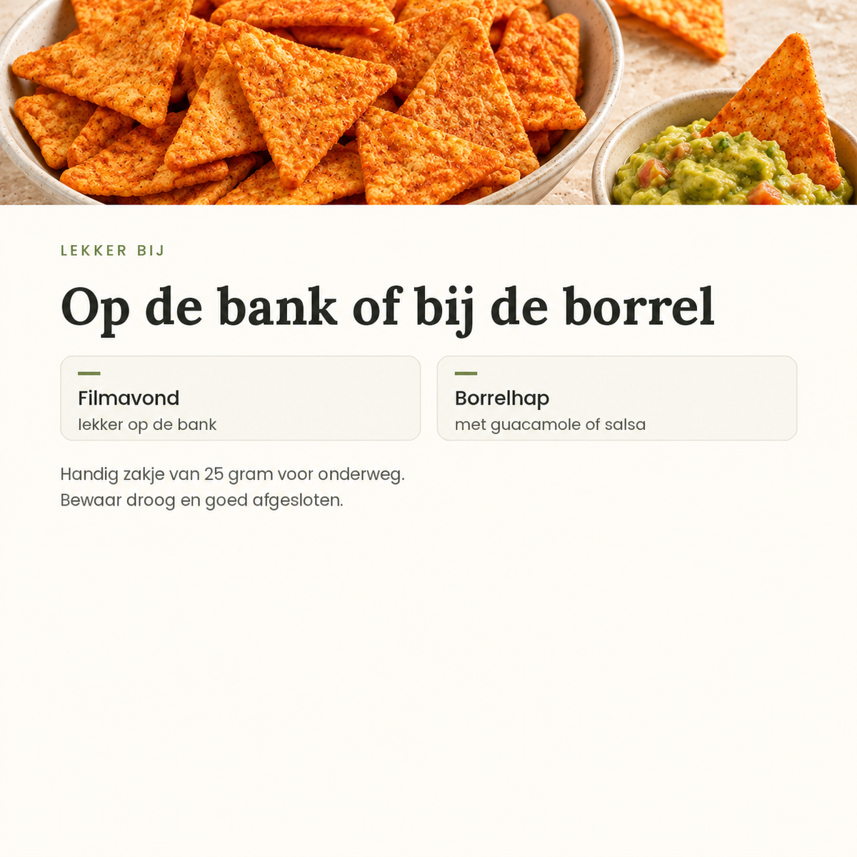 Mexicaanse Nacho Chips – serveer- en bewaartips