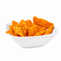 Nacho Cheese Chips, 30 gram, 5 tot 10 gram koolhydraten per portie