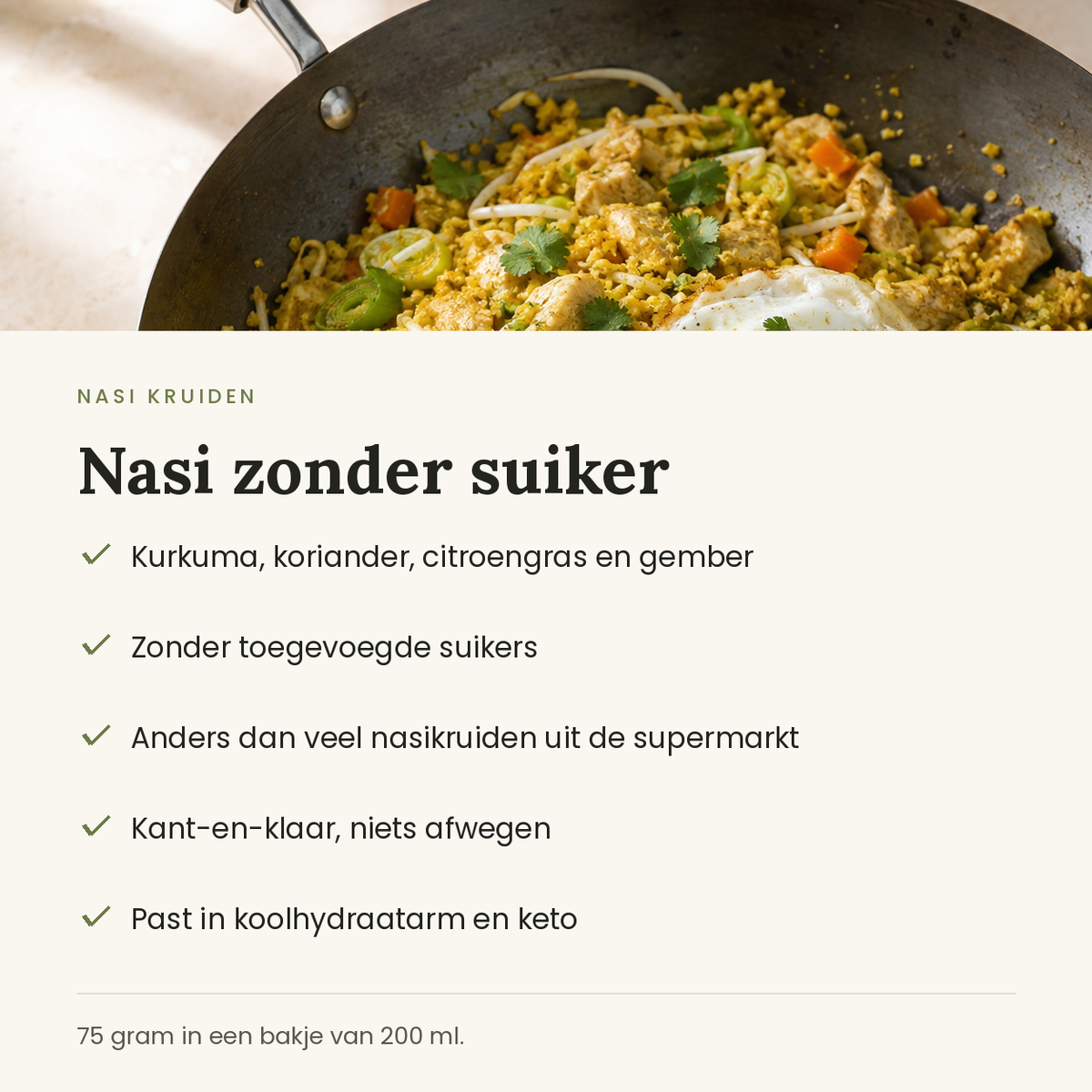 Nasi kruiden voordelen