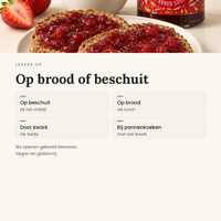 Aardbeienjam toepassingen