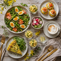 Koolhydraatarme paasbrunch tafel