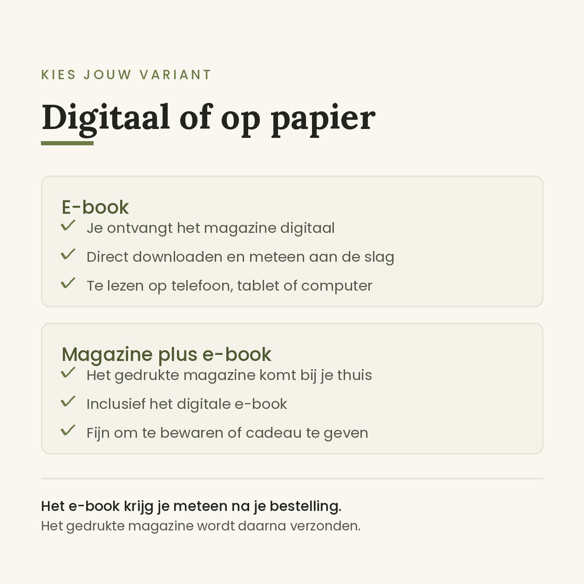 Paasbrunch magazine als e-book of als magazine plus e-book