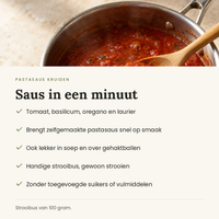 Pastasaus kruiden voordelen