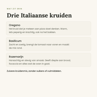 Wat zit er in de pizza kruidenmix