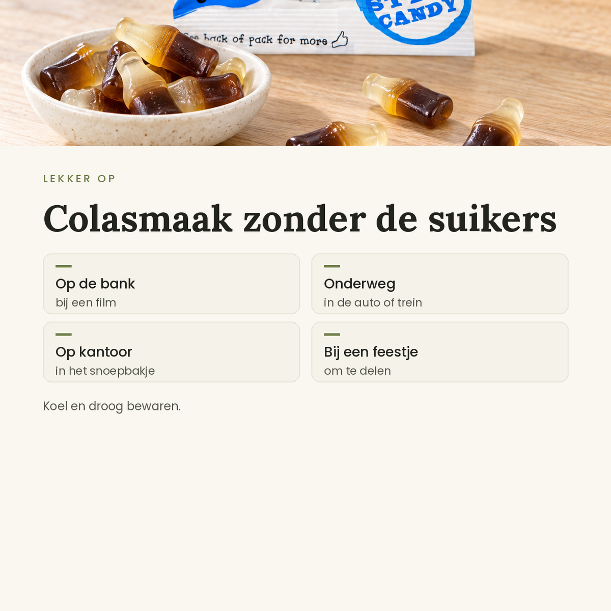 Cola gums toepassingen