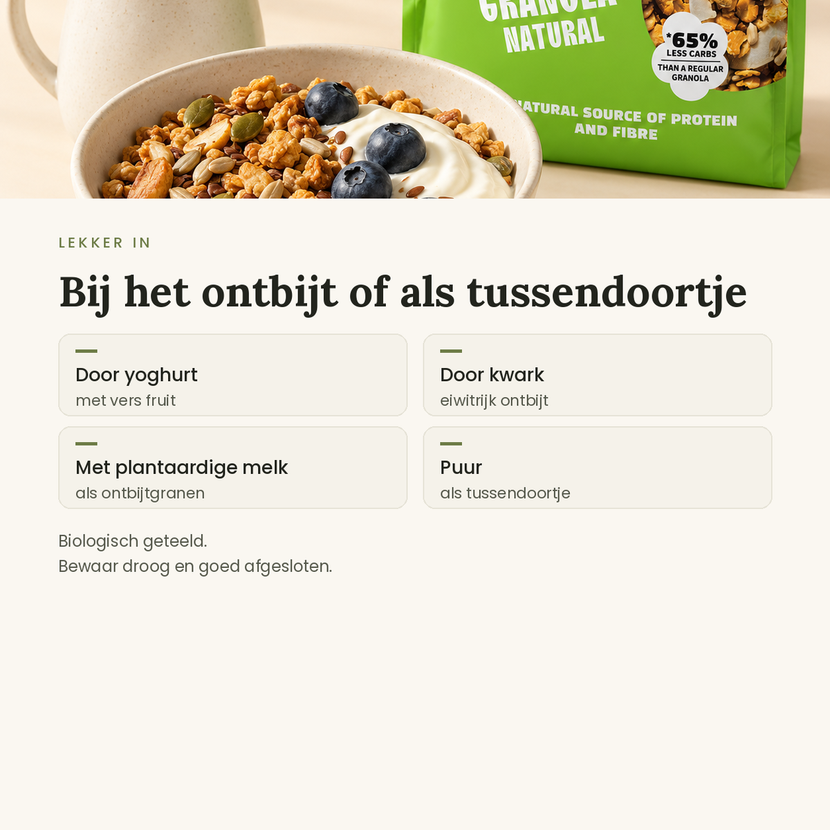 Leev granola toepassingen