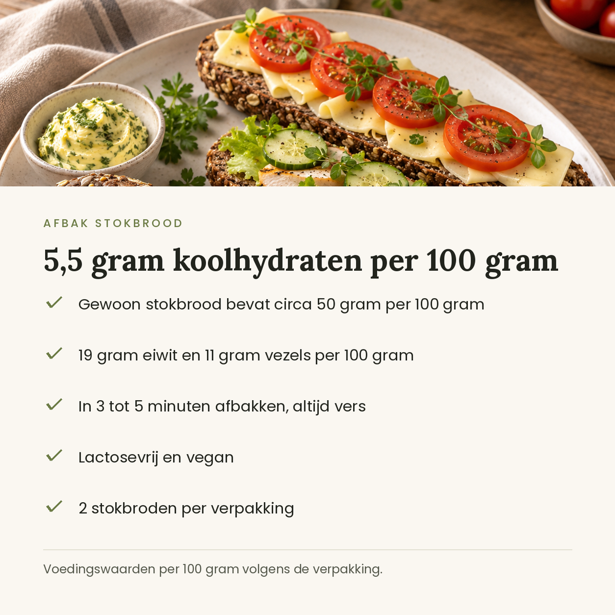 Afbak stokbrood voordelen