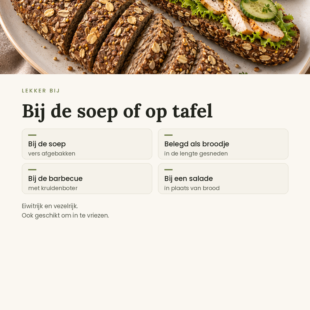 Afbak stokbrood toepassingen