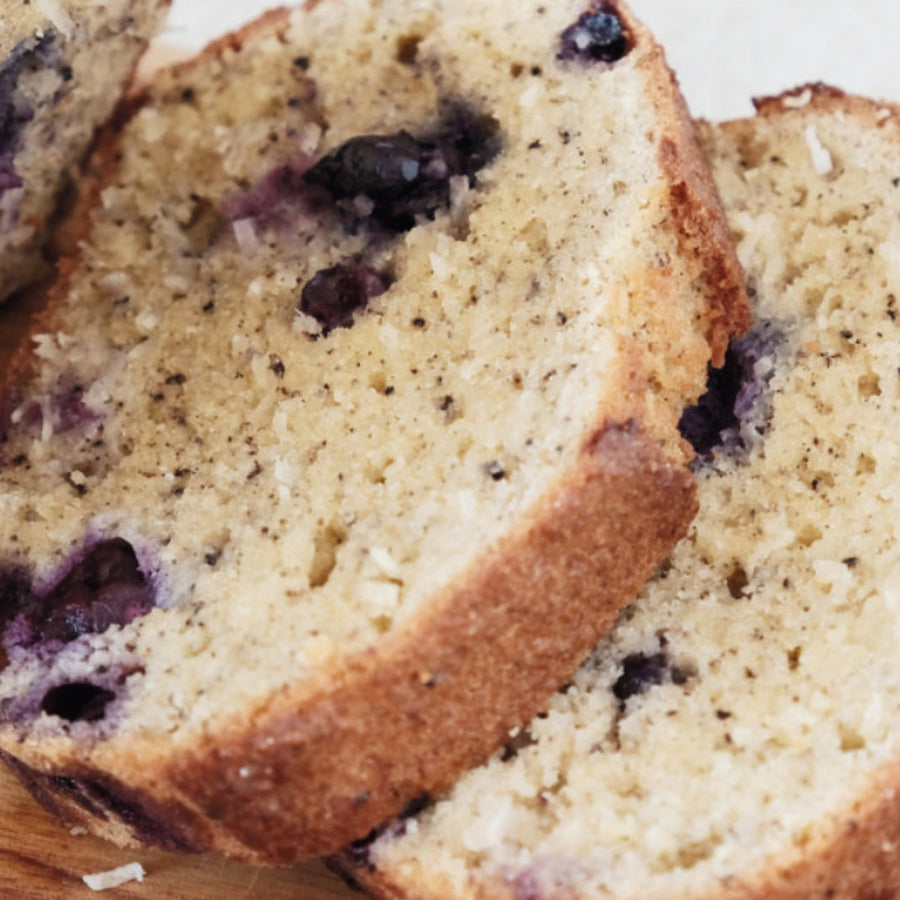 Cake met blauwe bessen