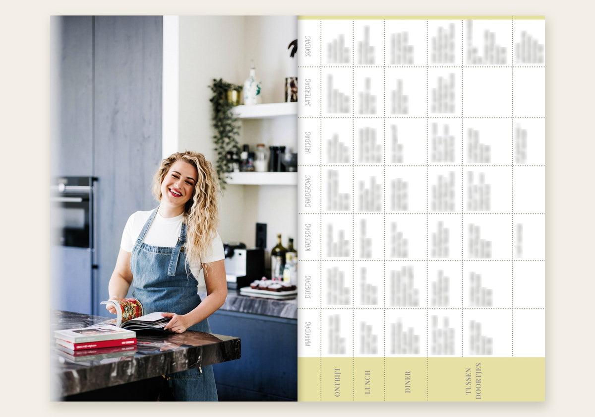 Koolhydraatarme Startgids inkijk: Lisa en het weekmenu