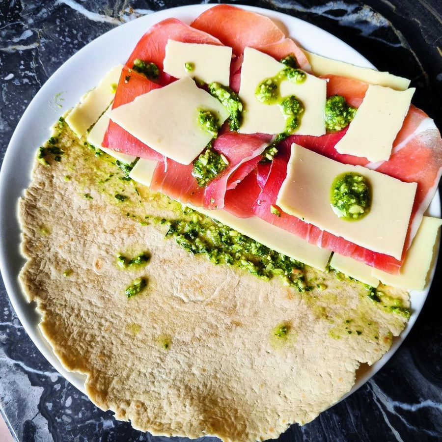 Italiaanse wrap tosti