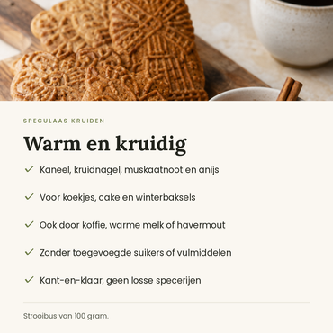 Speculaas kruiden voordelen