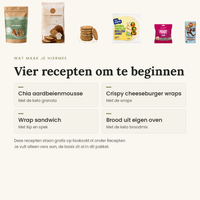 Vier recepten die je met het startpakket maakt