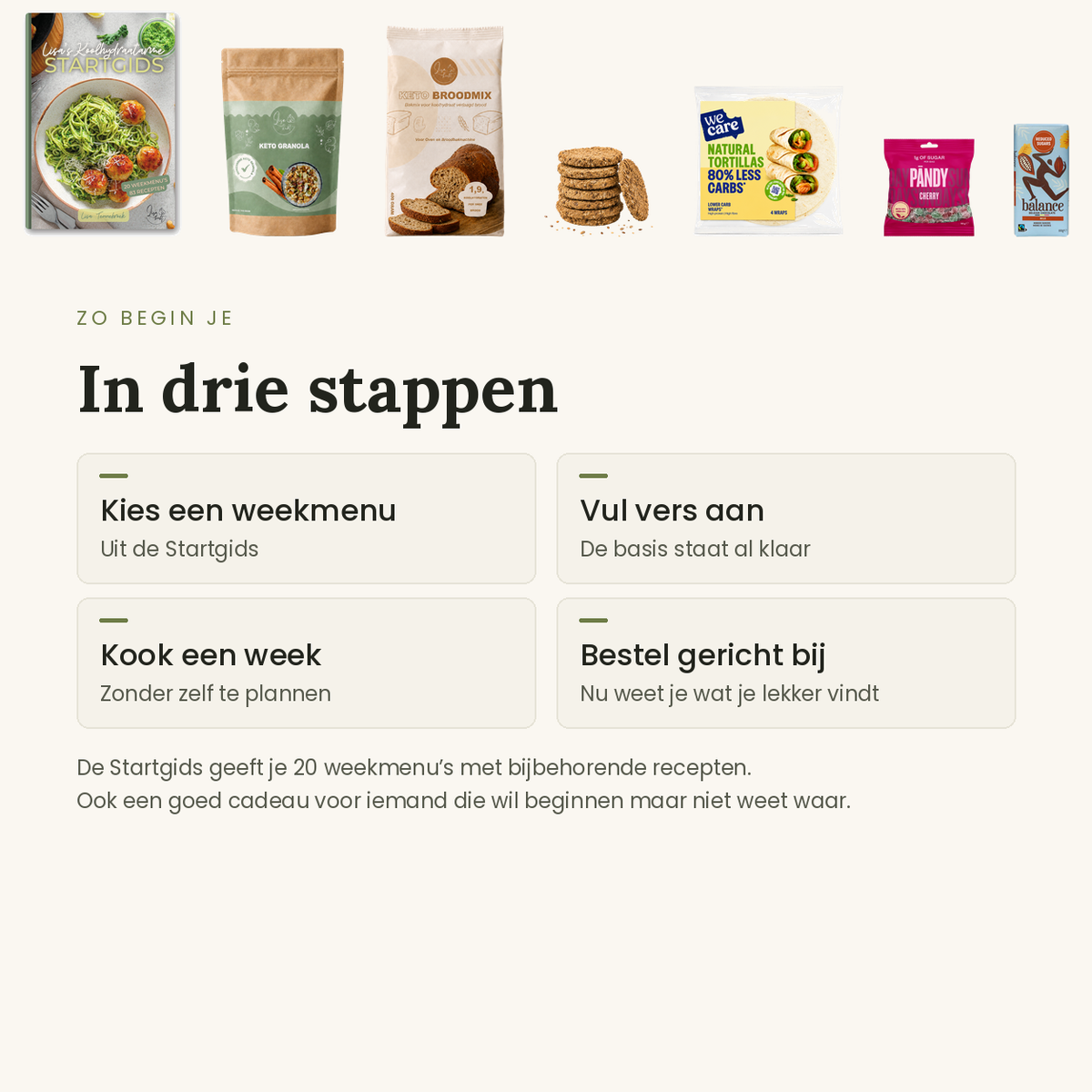 In drie stappen beginnen met het Startpakket Compleet