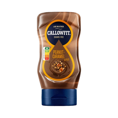 Peanut caramel saus