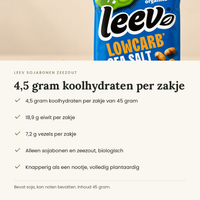 Leev sojabonen zeezout kenmerken