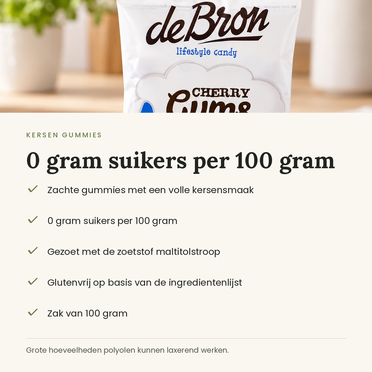 Kersen gummies cherry gums kenmerken