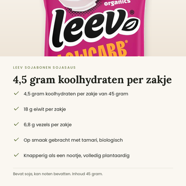 Leev sojabonen sojasaus kenmerken