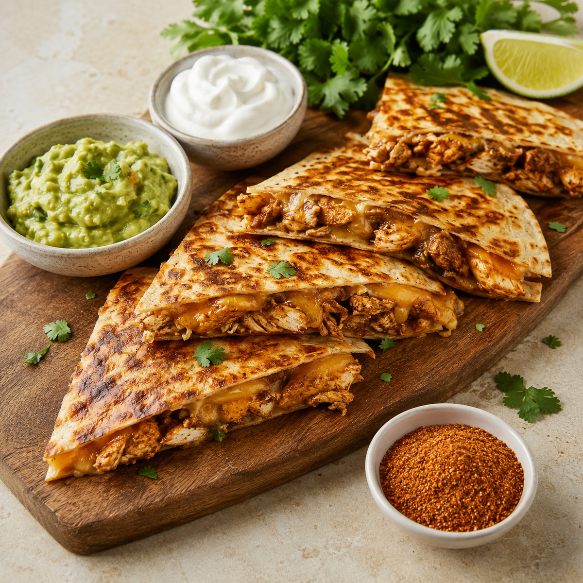 Low carb quesadillas met Lisa Kookt Tex Mex kruiden